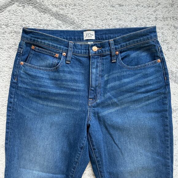J. Crew High Rise Slim Boyfriend Jean Medium Wash Size 30 - Picture 5 of 11
